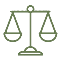 icone de balance de la loi